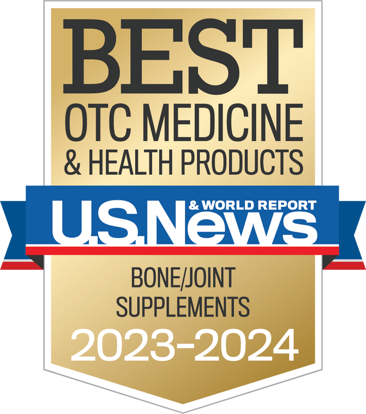 U.S. News & World Report badge for best otc medicine and health products