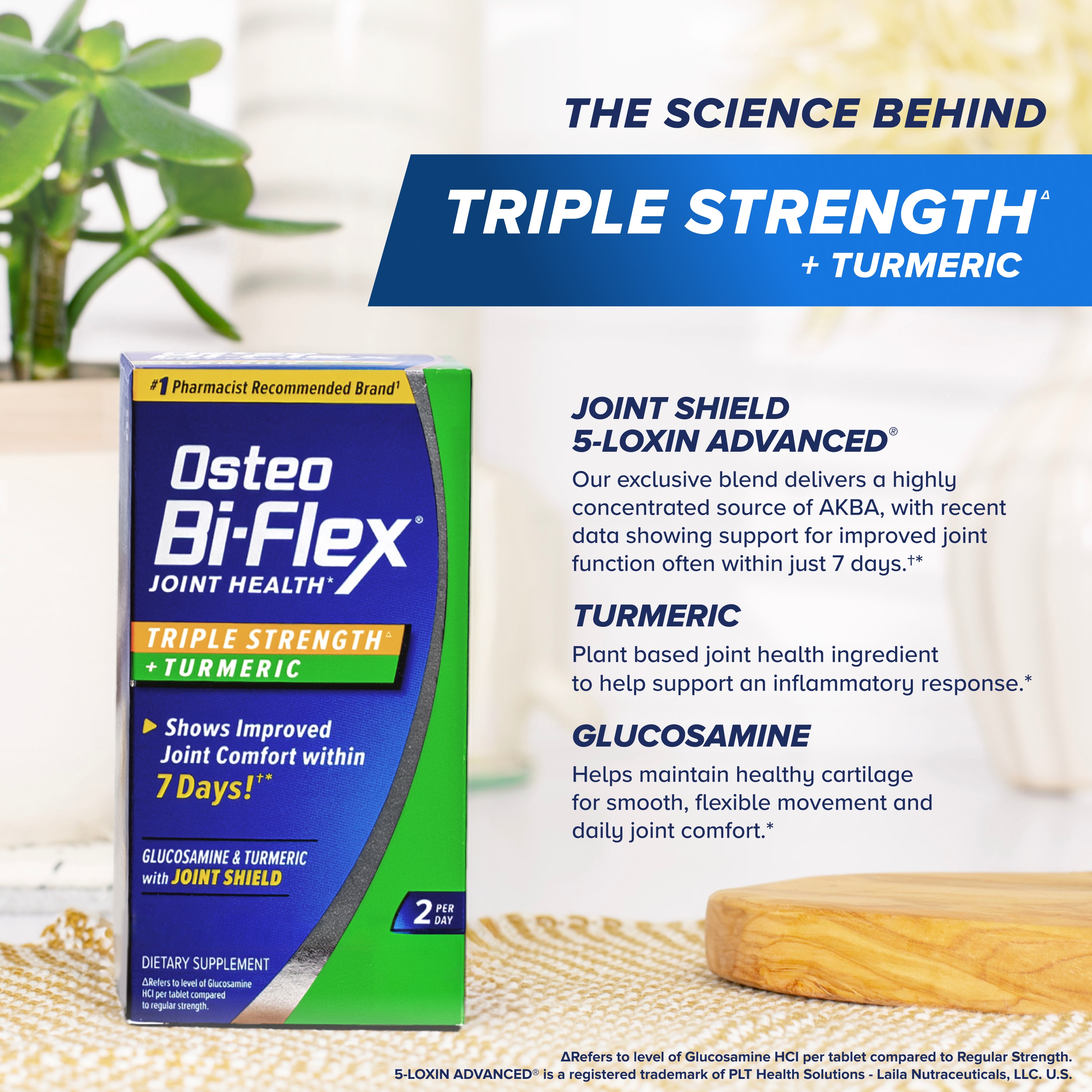 Triple Strength Plus Turmeric | Osteo Bi-Flex®
